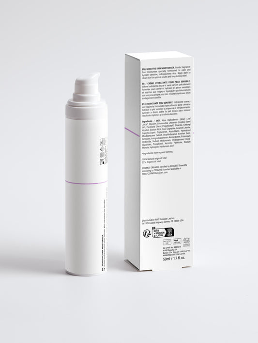 Sensitive Skin Moisturiser, Fragrance Free