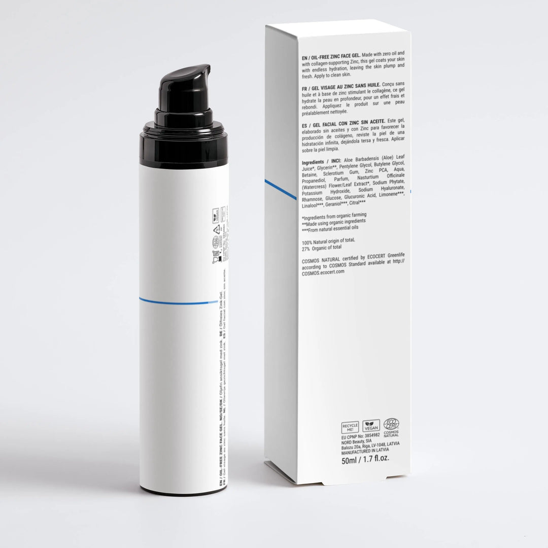 Oil-Free Zinc Face Gel for Men