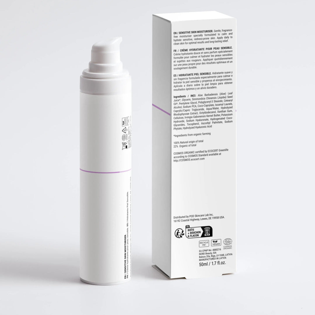 Sensitive Skin Moisturiser, Fragrance Free