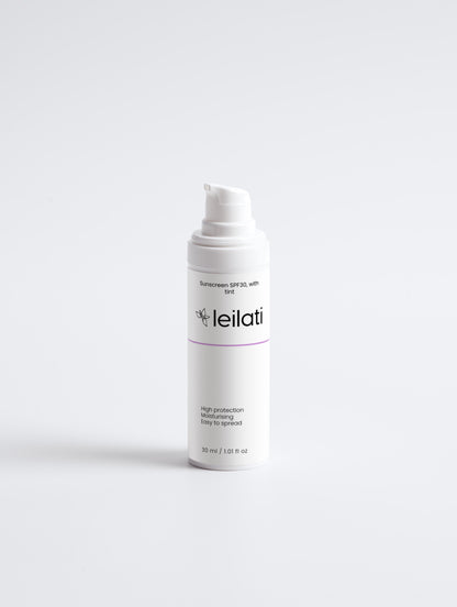 Sunscreen SPF30, with tint