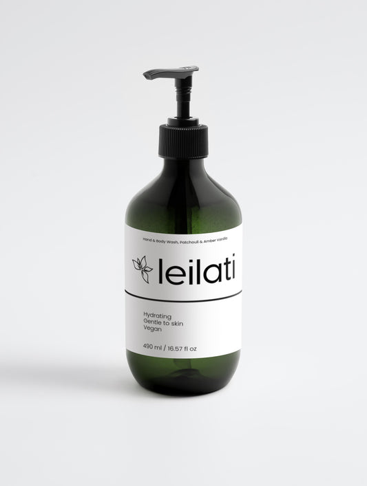 Hand & Body Wash, Patchouli & Amber Vanilla