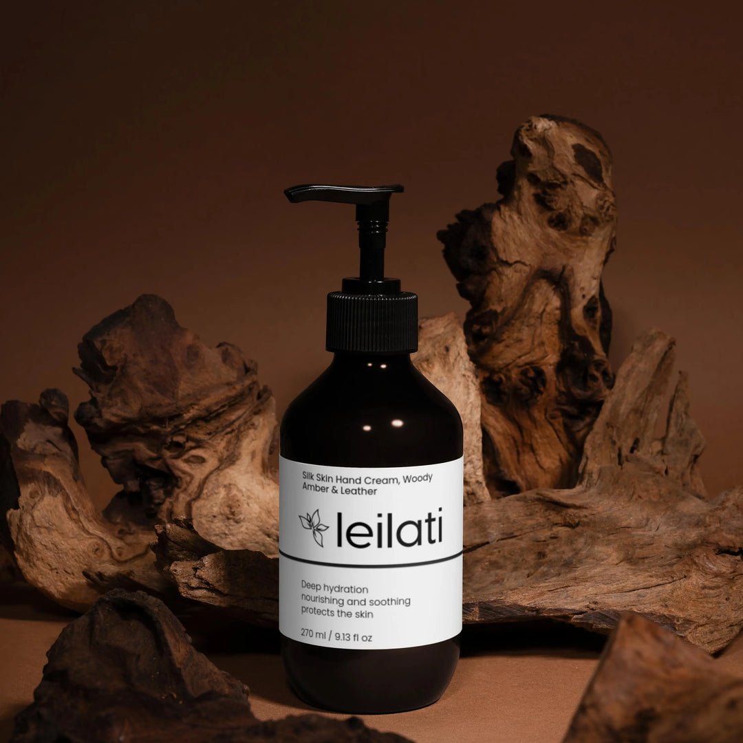 Silk Skin Hand Cream, Woody Amber & Leather
