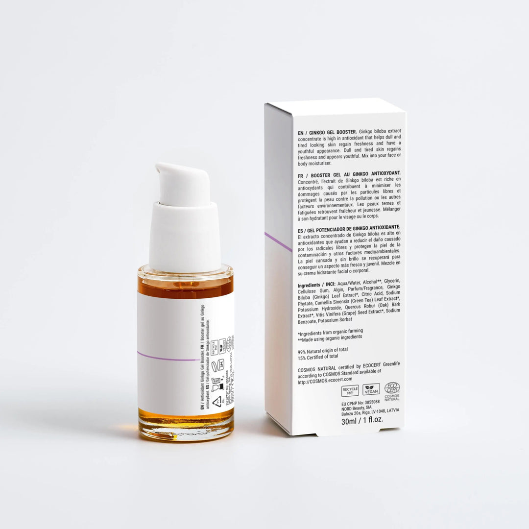 Antioxidant Ginkgo Gel Booster | Organic Selfnamed