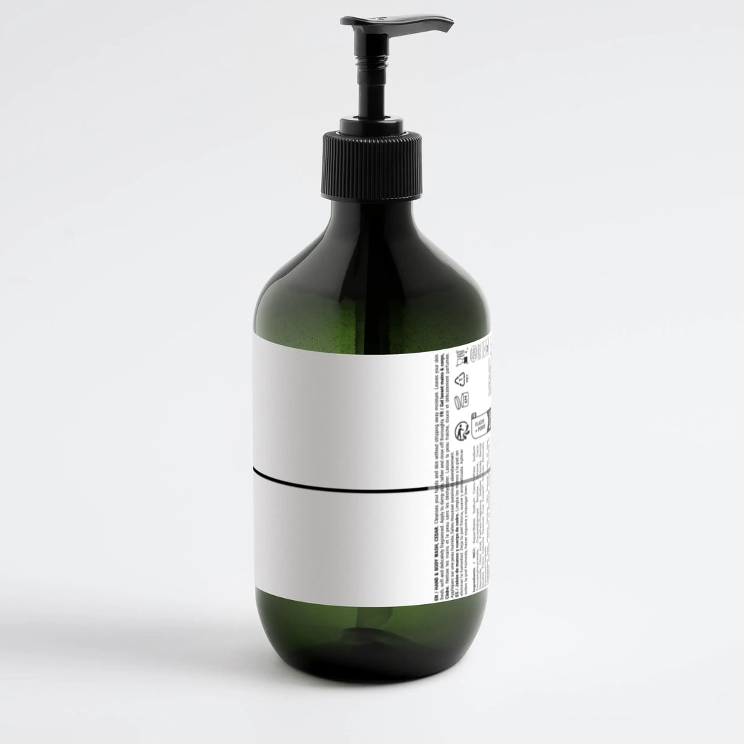 Hand & Body Wash, Peppermint & Dark Cedar